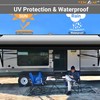 YESCAMP RV Awning Fabric Replacement Heavy Duty Weatherproof 4-Ply 18.5oz