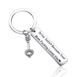 Best Friend Gift Son Keychain Daughter Gift Girlfriend keychain Brother Gifts Daughter In Law Gift Boyfriend Keychain Cousin keychain Niece Gift coworker gift grandson gift son gifts