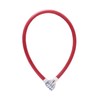 IFAM Junior60 Combination 000302R Bicycle Anti-theft Cable, Red, 60 cm