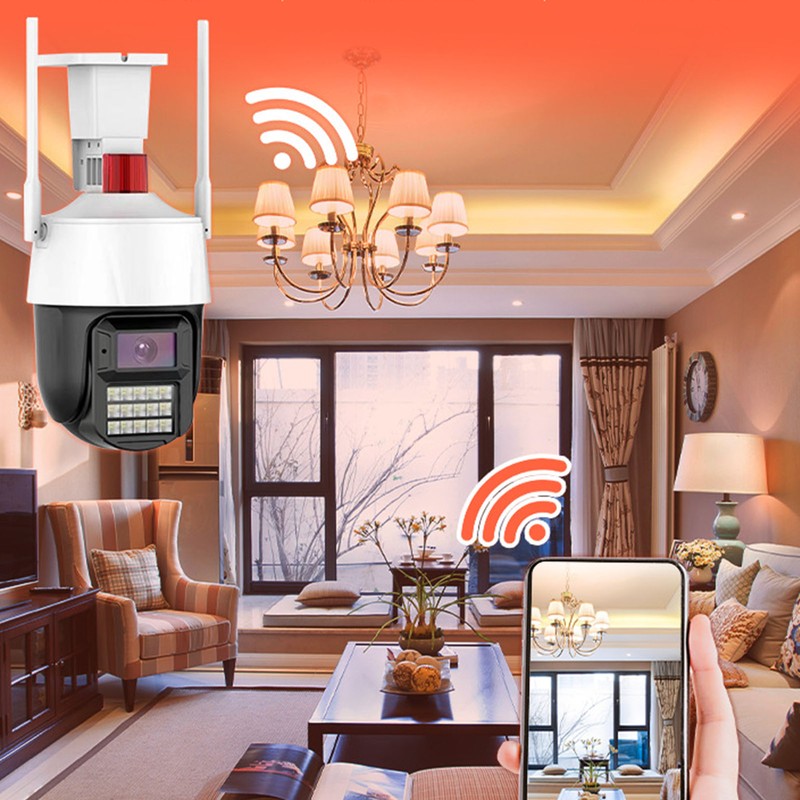 Dome Camera 3MP Outdoor Wireless Smart Night Vision Remote Monitor