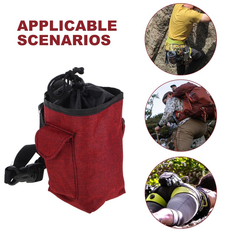 BESPORTBLE Rock Climbing Chalk Bag Anti-Slip Gym Bag Chalk Bucket