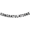 16 inch multicolor lowercase CONGRATULATIONS Letters Banner Gold Graduation Party