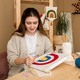 Embroidery Scissors Small, 2PCS Stainless Steel Craft Scissors for Sewing Threading Needlework Handicraft Trimming with Fake Leather Scissors Cover - Pink