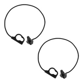 2PCS Car Rear Parcel Shelf Strap,Black Car Interior Accessory Fittings Replacement Parts,Compatible with CORSA D CORSA E 5 Door 13367836 Parcel Shelf String,Parcel Shelf Cord Car Boot String