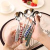 Turbokey 7.3 Inch Soup Spoons Set 304 Stainless Steel Spoons