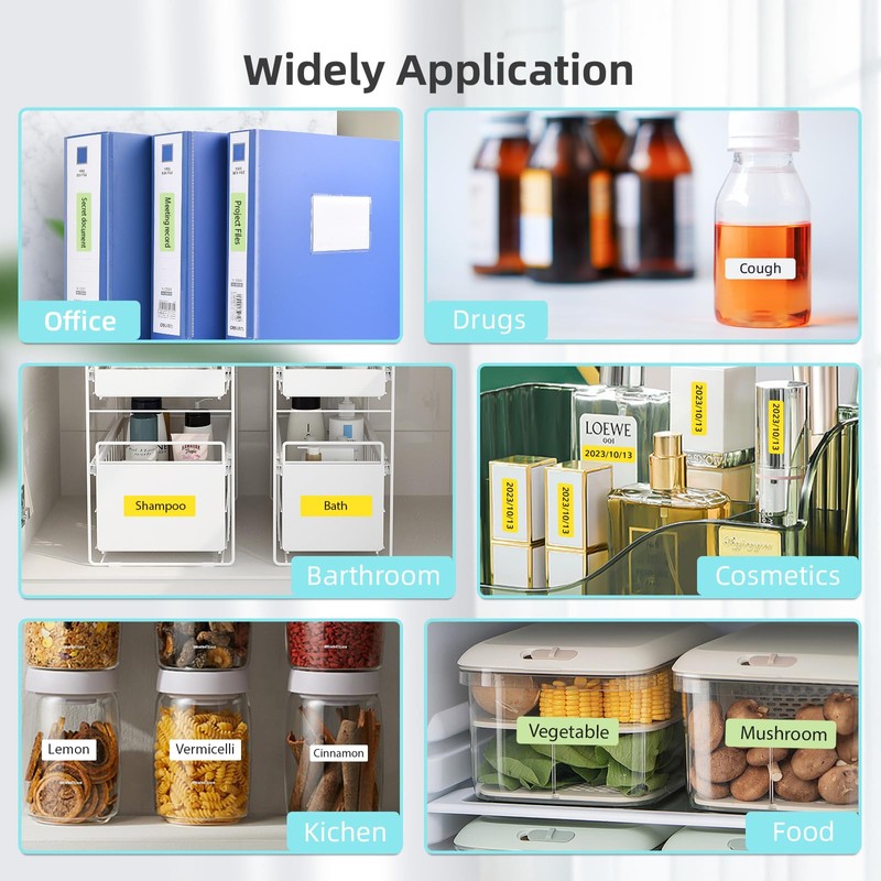 vretti Sticker Maker Mini Label Maker with Multiple Templates, HP2