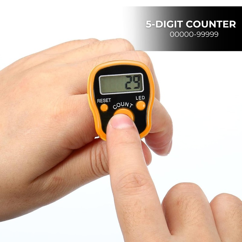 Aurum And Adorn Row Counters for Knitting - Finger Counter
