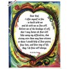 Dear God 3rd Step Prayer AA poster - Heartful Art