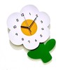 Flower Shaped Wall Clocks for Kids Cartoon Cute Exquisite Silent