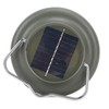 Camping Lantern Solar Powered USB Rechargeable Stepless Dimmable Retro Style