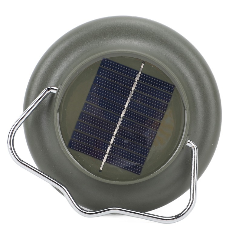 Camping Lantern Solar Powered USB Rechargeable Stepless Dimmable Retro Style