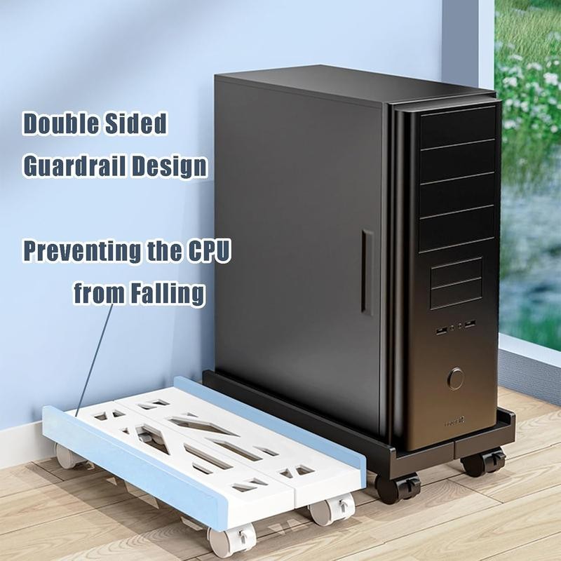 Adjustable Computer Tower Stand, PC Stand Mobile CPU Stand with
