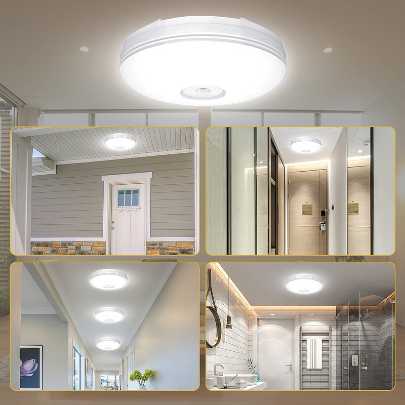 Small Motion Sensor LED Ceiling Light, Light Fixture, Hallway, Entrance