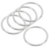 PATIKIL 5 Pcs Metal Rings 2 Inch 316 Stainless Steel