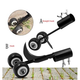 Weeder Tools with Wheels,Stand Up Weeding Tools for Garden,Sidewalk Crack Weeder Crevice Weeding Tool,Weed Puller Tool for Garden Patio,Stand Up Weeder for Yard