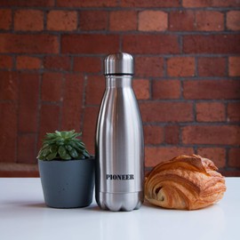 Pioneer PVB350 Vacuum Insulated Stainless Steel Double Walled Hot/ Cold up to 8 Hours BPA Free Reusable Bottle 100% Leak Proof 350 ML