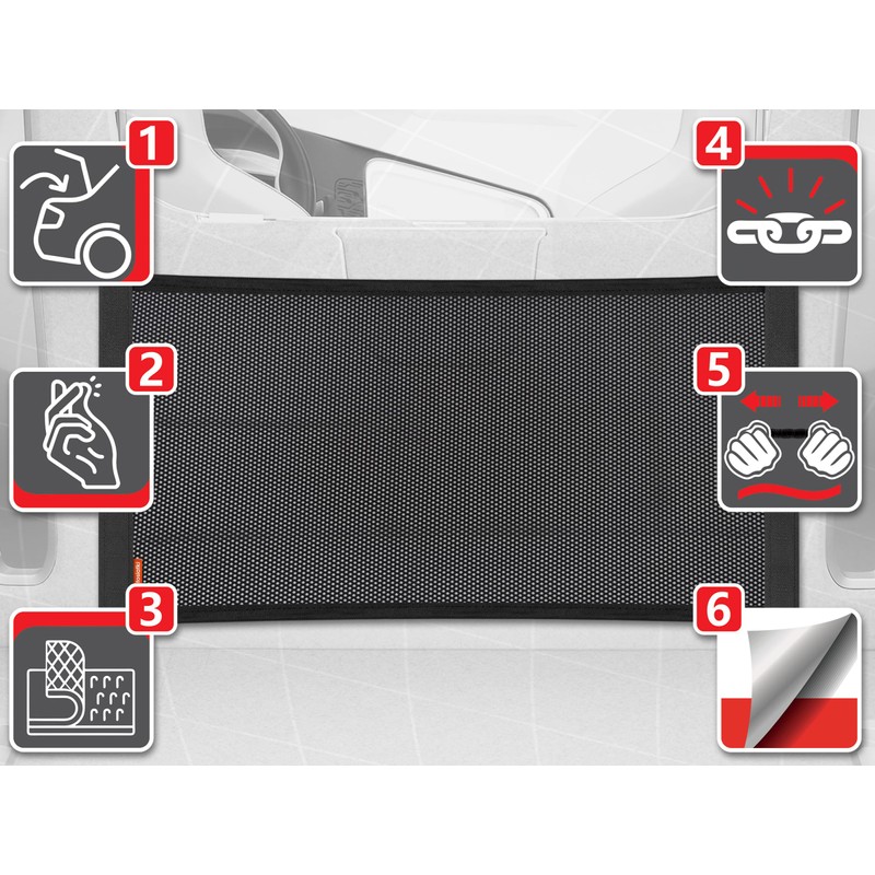TrunkExpert, Nano Mesh Bag with Velcro Fastener Two Piece 60cm