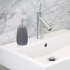 Relaxdays Soap Dispenser 300ml Refillable Bathroom Kitchen Liquid Soap Dispenser