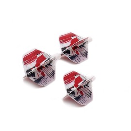 CUESOUL TERO FLIGHTS FLAGS Darts Flag Design AK4 Dart Flight Standard Shape, Set of 3 (CS-AK4+2-1)