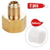Brass Pipe Adapter - 5/8" SAE Female to 3/8" SAE
