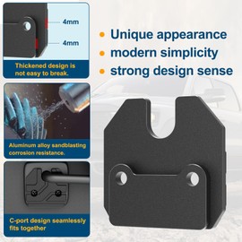 Sun Visor Repair Kit Compatible with RAM 1500 2019-2023, 2 Pack Sun Visor Clip for Trucks, Aluminum Alloy Visor Clip, Car Repair Kit Accessories, Ram 1500 Accessories