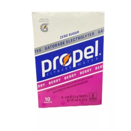 Gatorade Propel Electrolyte Powder Packets, Berry (10 Packets/Box)