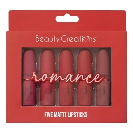 Beauty Creations - Set 5 Labiales Mate Alta Pigmentación