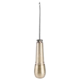 Awl Tool Sewing, Fdit Copper 3 Needles Copper Handle Sewing Awl Leather Shoe Repair Tool For Tailor Shops Shoe Shops For repair Shoes Bags