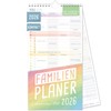 Häfft® Family Planner 2026 Compact with 4 Columns "Rainbow" 16.5
