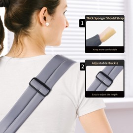 CHZUOBER Wearable Cleaning Caddy, Professional Cleaning Caddy for Hotels Cleaning Supplies Organizer with Handle Cleaning Bags for Housekeepers with Sponge Shoulder Strap for Cleaners