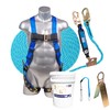 Palmer Safety Roofing Kit I Full-Body Harness, 100' Vertical Rope,