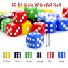22 mm 30 Pieces Dice Set, D6 DND Dice Cup,