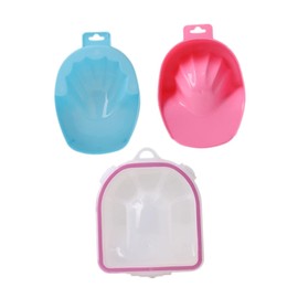 Outanaya Nail Soaking Bowl Set 4pcs Manicure Soak Bowls Nail Gel Remover Tray Cuticle Softener Perfect for Hand Care