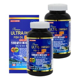 Premium Ultra Omega3 Fish Oil 1300 180 capsules x 2 / 프리미엄 울트라 오메가3 휘시오일1300 180캡슐 X 2개