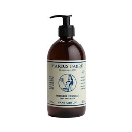 Marius Fabre Marseille Olive Oil Liquid Soap - 500 ml (16.90 fl.oz) - with Dispenser Bottle - Fragrance-Free