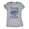 Womens Farm to Table Fresh T Shirt Cute Vegetables Farmers