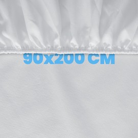 Mattress Protector (90 x 200 cm) Waterproof Incontinence Bed Pad All-Round Elastic Mattress Protector Oeko-Tex Incontinence Pad