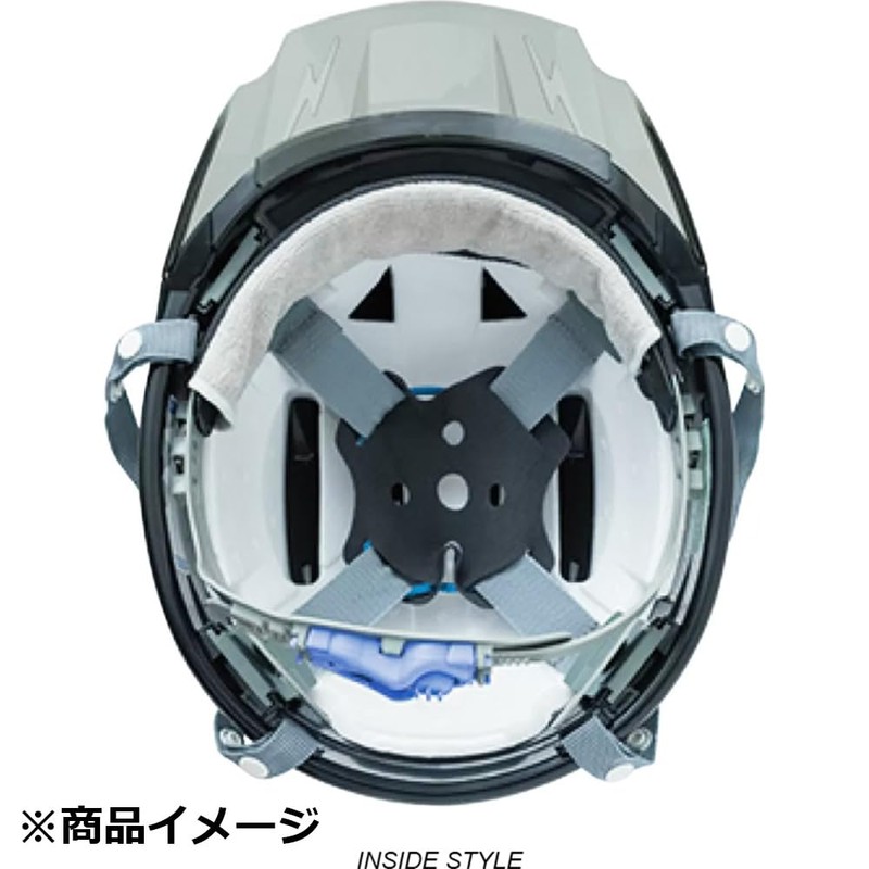 C'sCLUB Reflection Skeleton Visor Helmet C1 Type White 0380-18