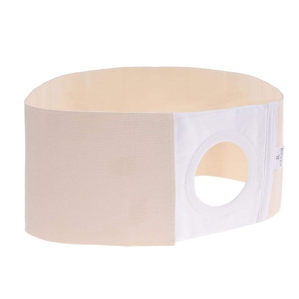 Unisex stoma belt, skin stoma supply with breathable bandage, post-colostomy abdominal stoma bandage, abdominal and back belts, available in 3 sizes (XL)
