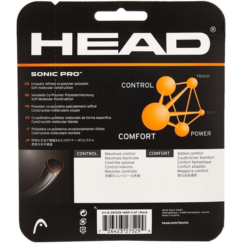 HEAD Sonic Pro - Cuerda de Tenis