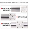 SBR20UU 20mm Linear Bearing Block 2Pcs, 2 Pack 20mm Linear