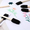 12 Piece Foam Paint Brush Set - 1-Inch Sponge Brushes,