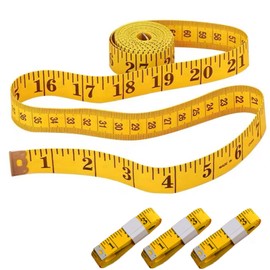 Pack of 3 Tailor's Tape Measure 300 cm / 120 Inch Double-Sided Body Measuring Tape 2 in 1 Measuring Tape Sewing with CM and INCH, Measuring Tape Body, Flexible Measuring Tape, Tailor Measuring Tape
