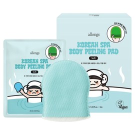 Allong Korean Spa Body Peeling Pad Soft 25ml, 5 sheets, 1 piece / 알롱 코리안 스파 바디 필링 패드 소프트 25ml, 5매입, 1개