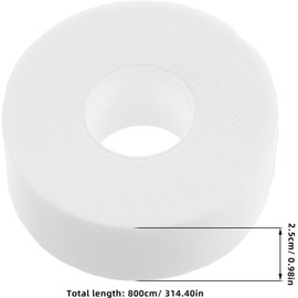 TOYANDONA 3 Rollos de Protector de Cuello Blanco, Cinta Adhesiva para Camisas de Hombre, Material No Tejido, Función Antimanchas y Antisudor, Uso en Temporada de Verano