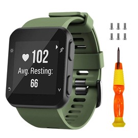 NotoCity for Garmin Forerunner 35 Band Soft Silicone Replacement Watch Strap Compatible with Forerunner 35 Smartwatch