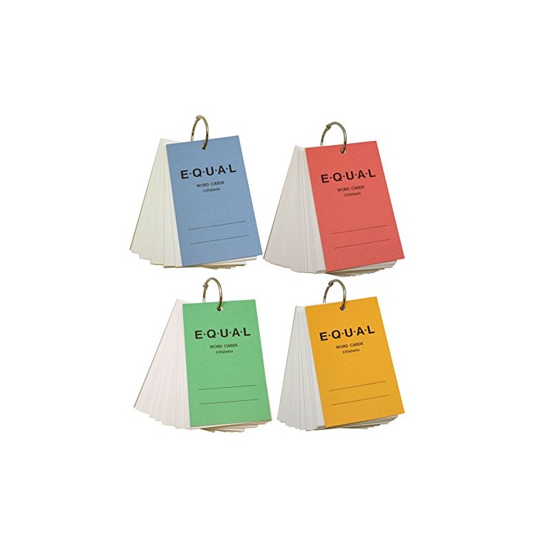 Equal Word Cards, 5 X/3 Size Solid [Pink] p319d