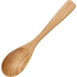 TL190901 Wooden Spoon, Curry Spoon, Tablespoon, Cutlery, Approx. 6.9 inches (17.5 cm), Chestnut, Natural Wood