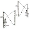SCITOO Front Left and Front Right Power Window Regulator with