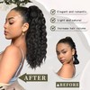 Belle Show 10Inch Short Afro Kinky Curly Drawstring Ponytail -
